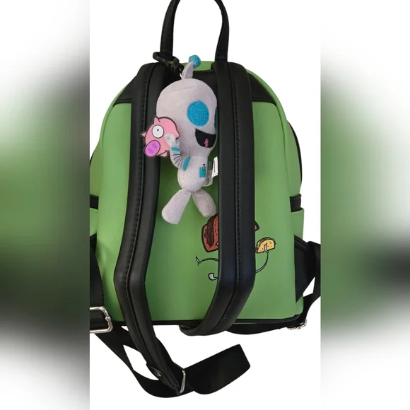 Rare Loungefly GIR Mini Backpack – Limited Edition Invader Zim – New + Bonus Plu - Picture 2 of 7